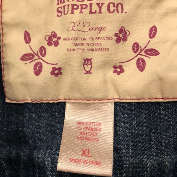 Mossimo Supply size XL Denim Jacket - Picture 3 of 4